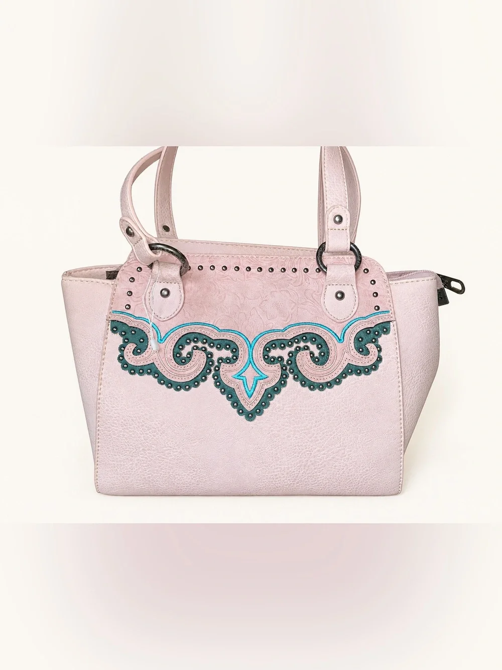American Bling by Montana West Faux Leather Purse | NEW | Pale Pink Western Bag